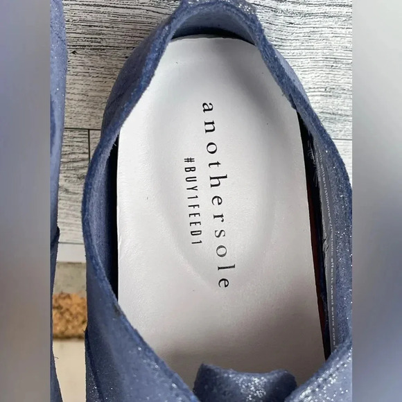 Another sole blue metallic oxfords size 37 - Picture 5 of 12